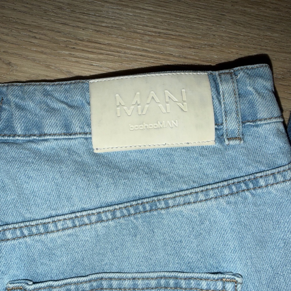 BoohooMAN Artistic Splatter Jeans Size 30 - Picture 5 of 6
